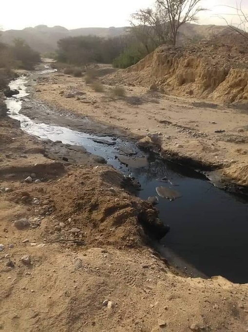 بن عديو يوجه بإصلاح مشكلة التسرب في خط انبوب النفط