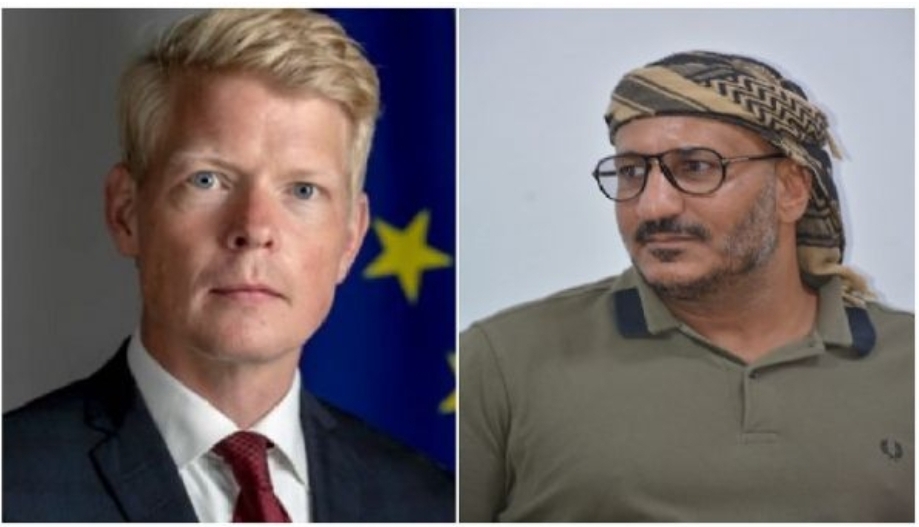 طارق صالح :يخبر هانس خلف غريفث الهجوم على مأرب من نتائج"ستوكهولم"   