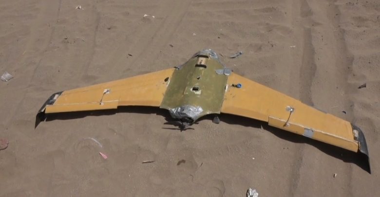 إسقاط طائرة مسيرة حوثية في الجاح غرب اليمن