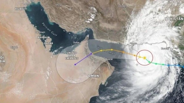 الأرصاد: لا مؤشرات حتى اللحظة على تأثر اليمن بشكل مباشر بالعاصفة المدارية "شاهين" 