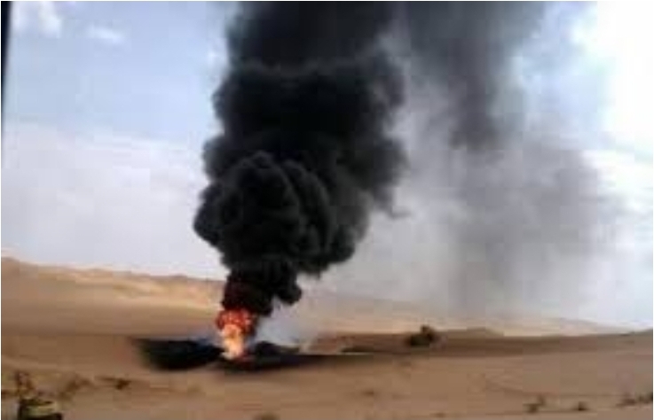 من يقف وراء تفجير انبوب النفط الخام في محافظة شبوة جنوبي البلاد