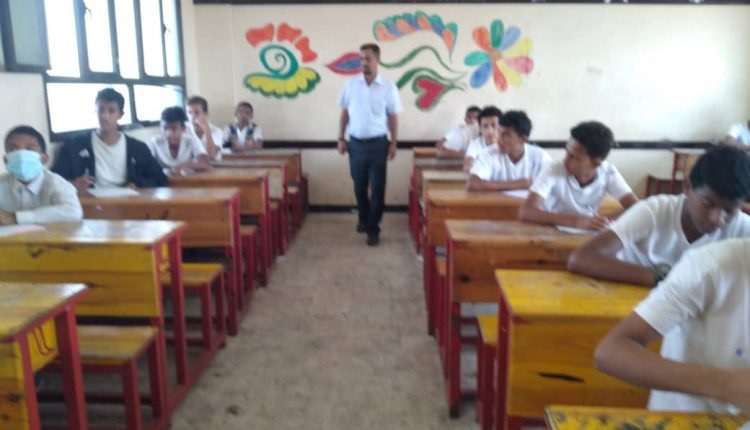 تدتشين امتحانات الثانوية العامة في عدن