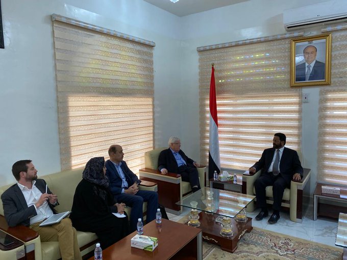غريفيث من مارب: إما إسكات الاسلحة واستئناف العملية السياسية أو الانزلاق إلى صراع واسع