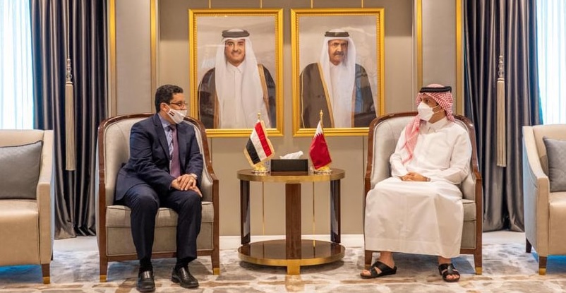 الرئيس هادي يوجه رسالة إلى أمير قطر بعد الاتفاق على استئناف العلاقات بين البلدين