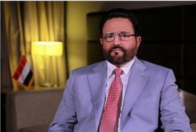 اللواؤ العرادة خلال اجتماع مع السفير الأمريكي يؤكد عمل المجلس الرئاسي كل مابوسعة رغم الظروف الصعبة للحلال السلام 