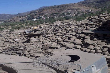 الحوثيون يفجرون منزل مواطن غرب تعز