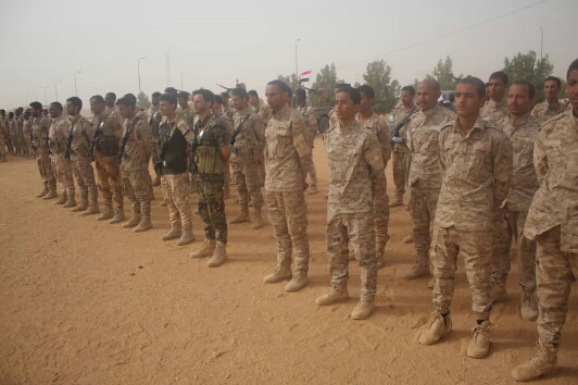 لواء رئاسي يفاجئ الانتقالي بعرض عسكري في عدن معلنا الجاهزية للدفاع عن الوحدة.. (صورة)