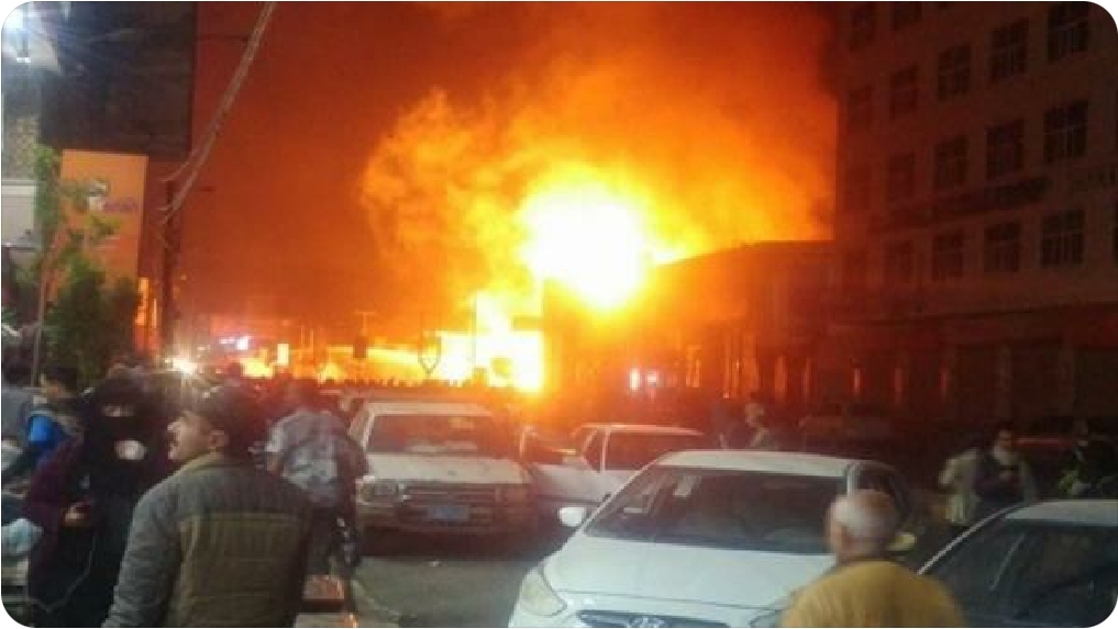  أندلاع حريق هائل مساء اليوم في صنعاء ومصادر تكشف السبب والموقع