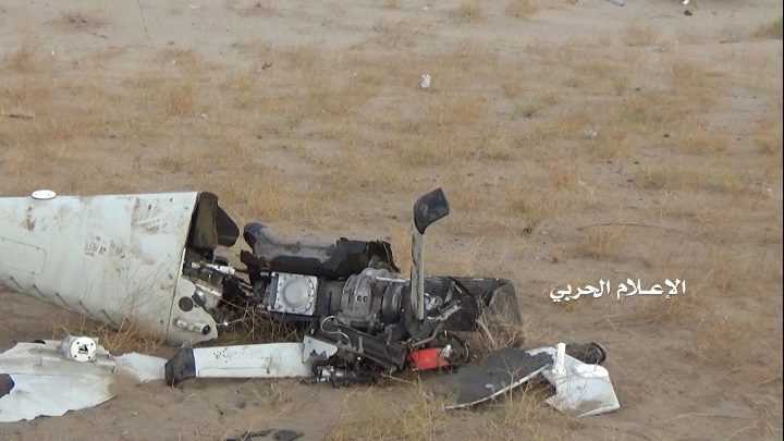 الحوثيون يعلنون اسقاط سادس طائرة للتحالف خلال ديسمبر 