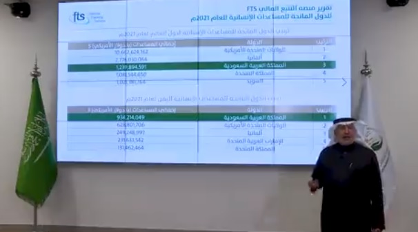 الربيعة: السعودية تصدرت قائمة الدول المانحة لليمن خلال 2021 بمبلغ 9.2 مليون دولار