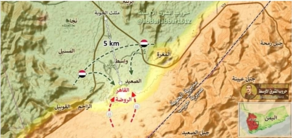 التحالف يضاعف ضرباته الجوية في العبدية إلى 50 غاره خلال الساعات الماضية 