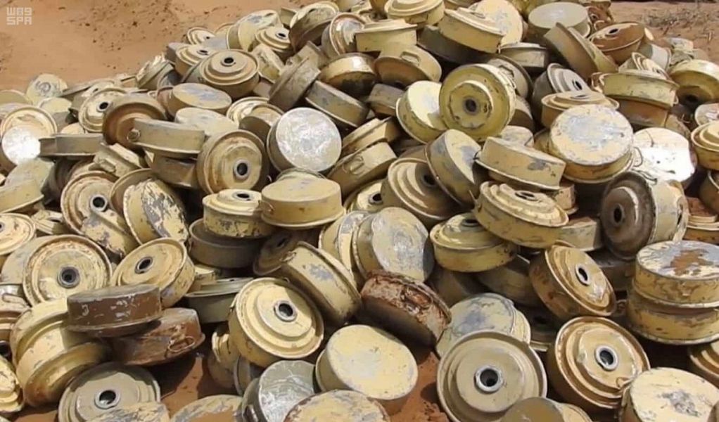 "مسام" ينزع 1401 لغم في اليمن خلال الأسبوع الثاني من الشهر الجاري