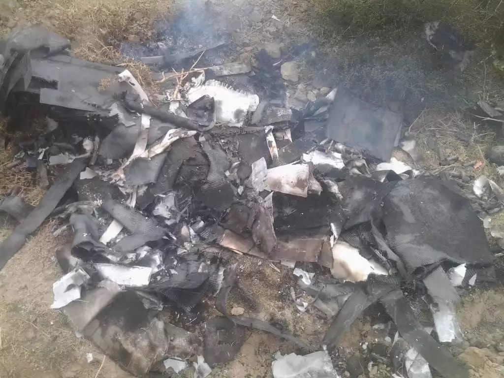 إسقاط طائرة حوثية مسيرة شرق البيضاء