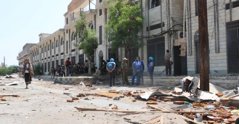الحوثيون يصعدون في الحديدة ويفجرون مقر نقطة لمراقبة وقف اطلاق النار