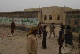 شاهد بالفيديو...لحظة دخول القوات الحكومية مركز مديرية رحبة جنوب مأرب