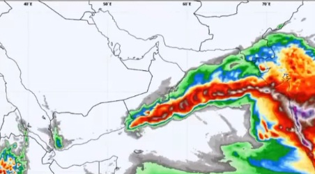 "قاتي" يهدد اليمن وسلطنة عمان بأمطار فيضانية