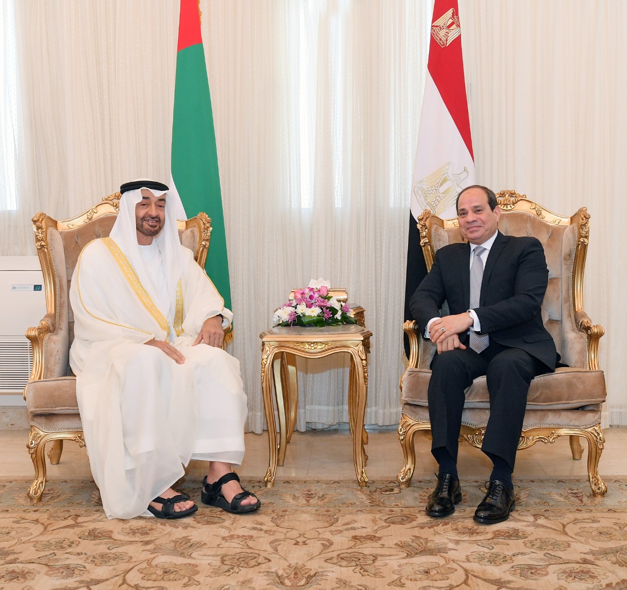 السيسي في الامارات واليمن على رأس أجندة مباحثاته