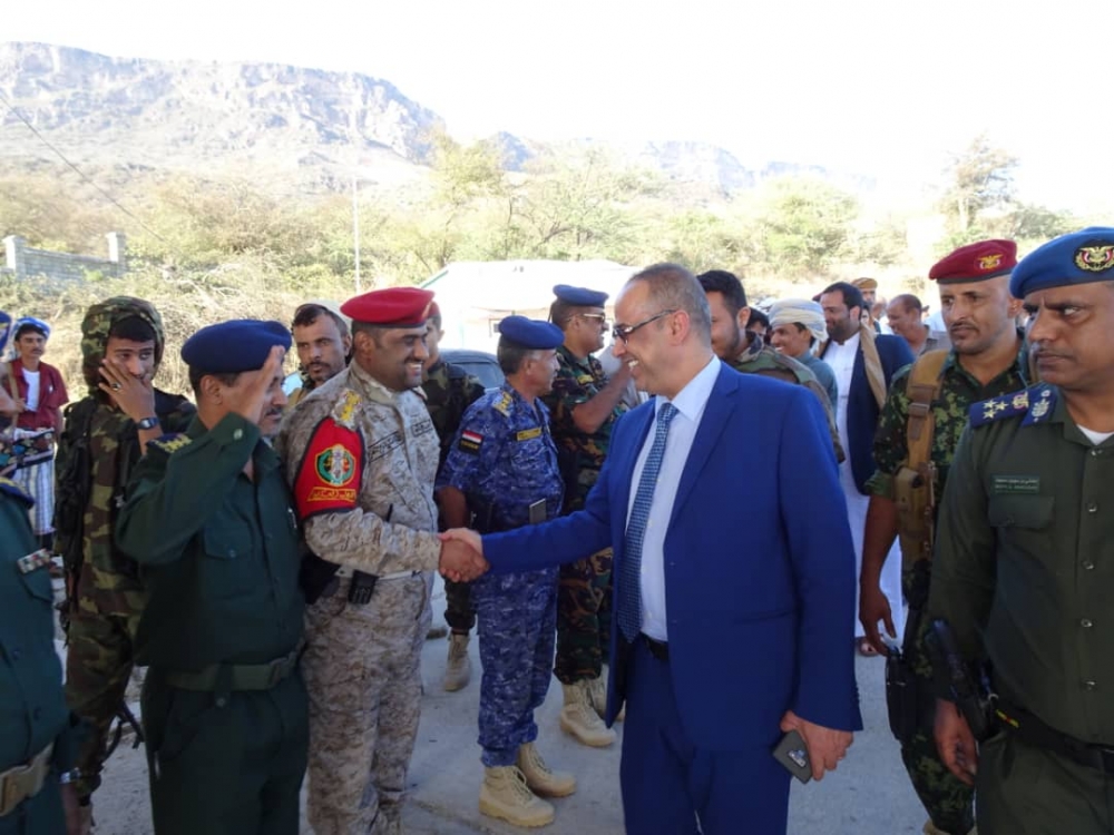 بالصور.. الميسري يصل هذه المحافظة قبل قليل وسط استقبال كبير