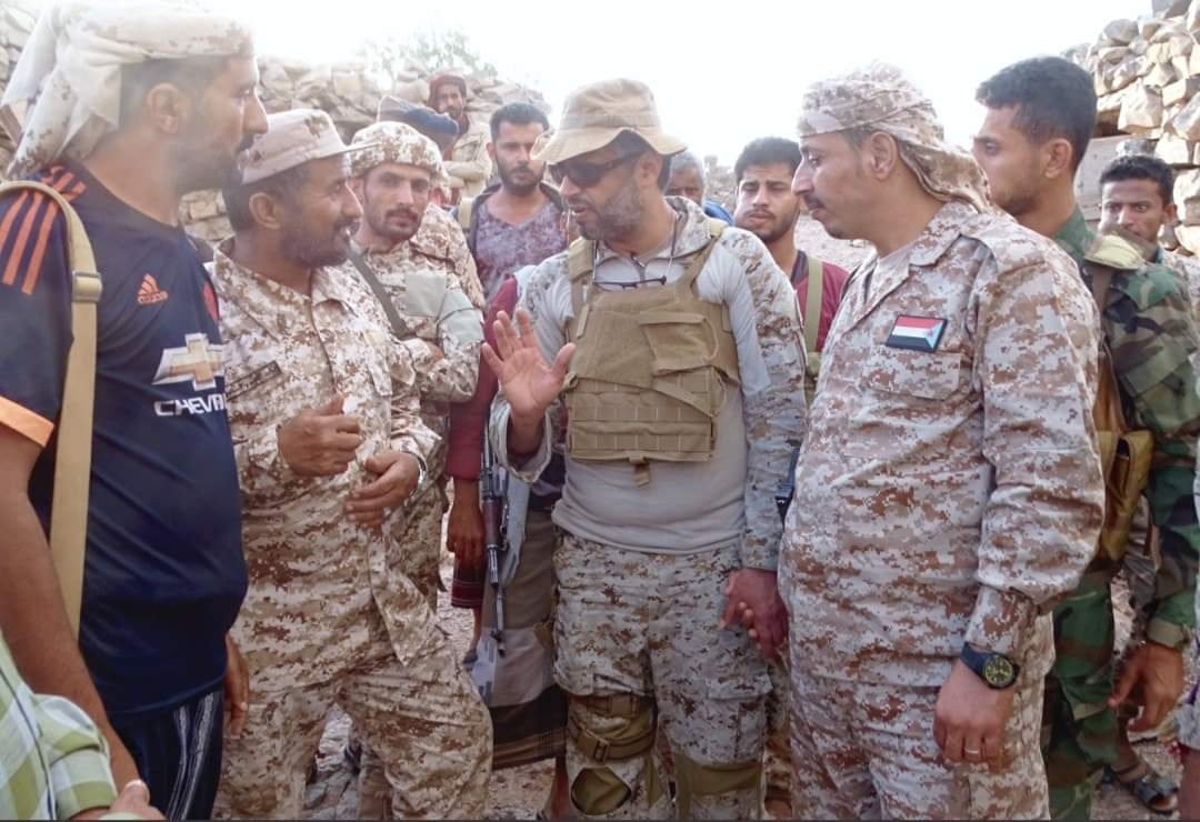 وفد من التحالف العربي يزور جبهة كرش ويؤكد: نوليها اهتماماً خاصاً (صور)