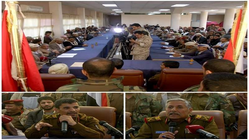 ”أبو علي الحاكم” في اجتماع ”مليشاوي” يتسول القبائل حسم جبهة مأرب من الداخل.. في ظل رفض ”تام”