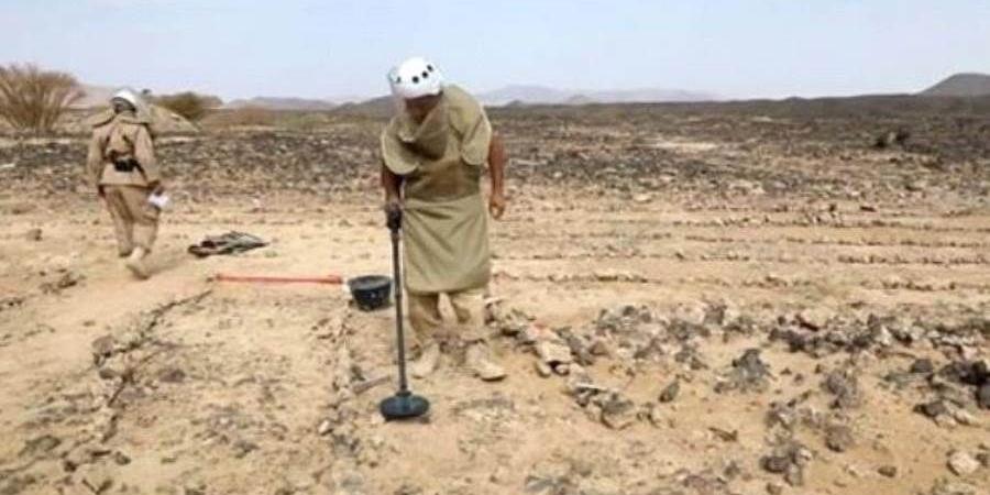 "مسام" ينزع أكثر من 5 آلاف لغم حوثي خلال 12 يوم 