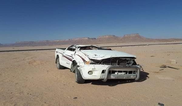 مصرع 3 مغتربين يمنيين اثر مطاردة مع قطاع طرق على طريق العبر الدولي