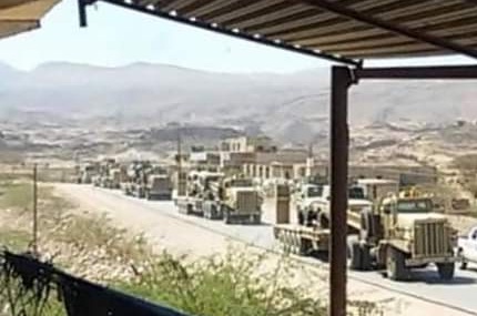مدرعات وآليات مصفحة سعودية تصل إلى عدن 