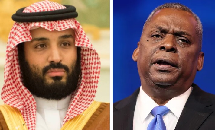 وزير الدفاع الاميركي يكشف تفاصيل اتصال هاتفي أجراه مع ولي عهد السعودية بشأن اليمن