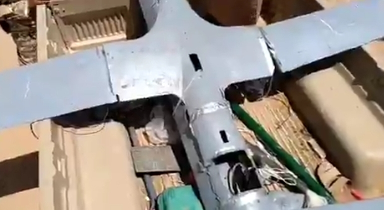 اسقاط طائرة حوثية مسيرة شرق محافظة الجوف (فيديو)