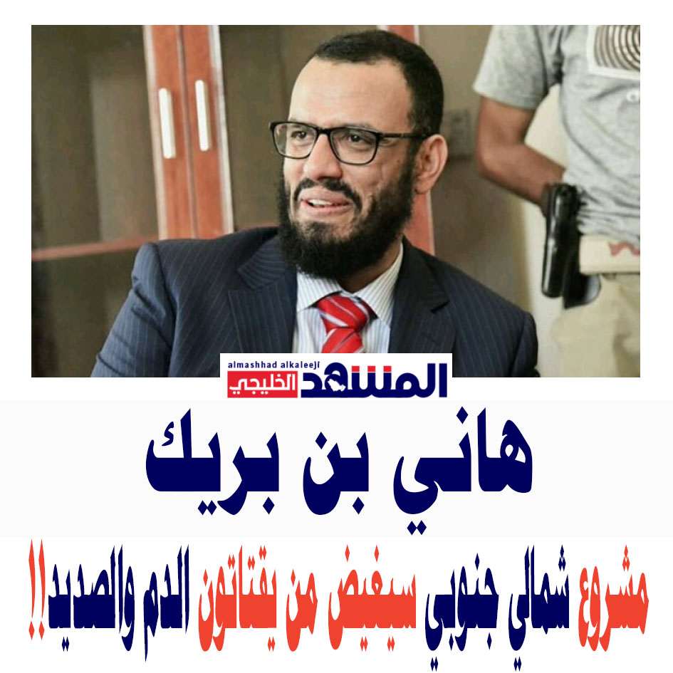 هاني بن بريك يكشف عن مخطط بين الشمال والجنوب سيغيض الذين يقتاتون الدم والصديد!