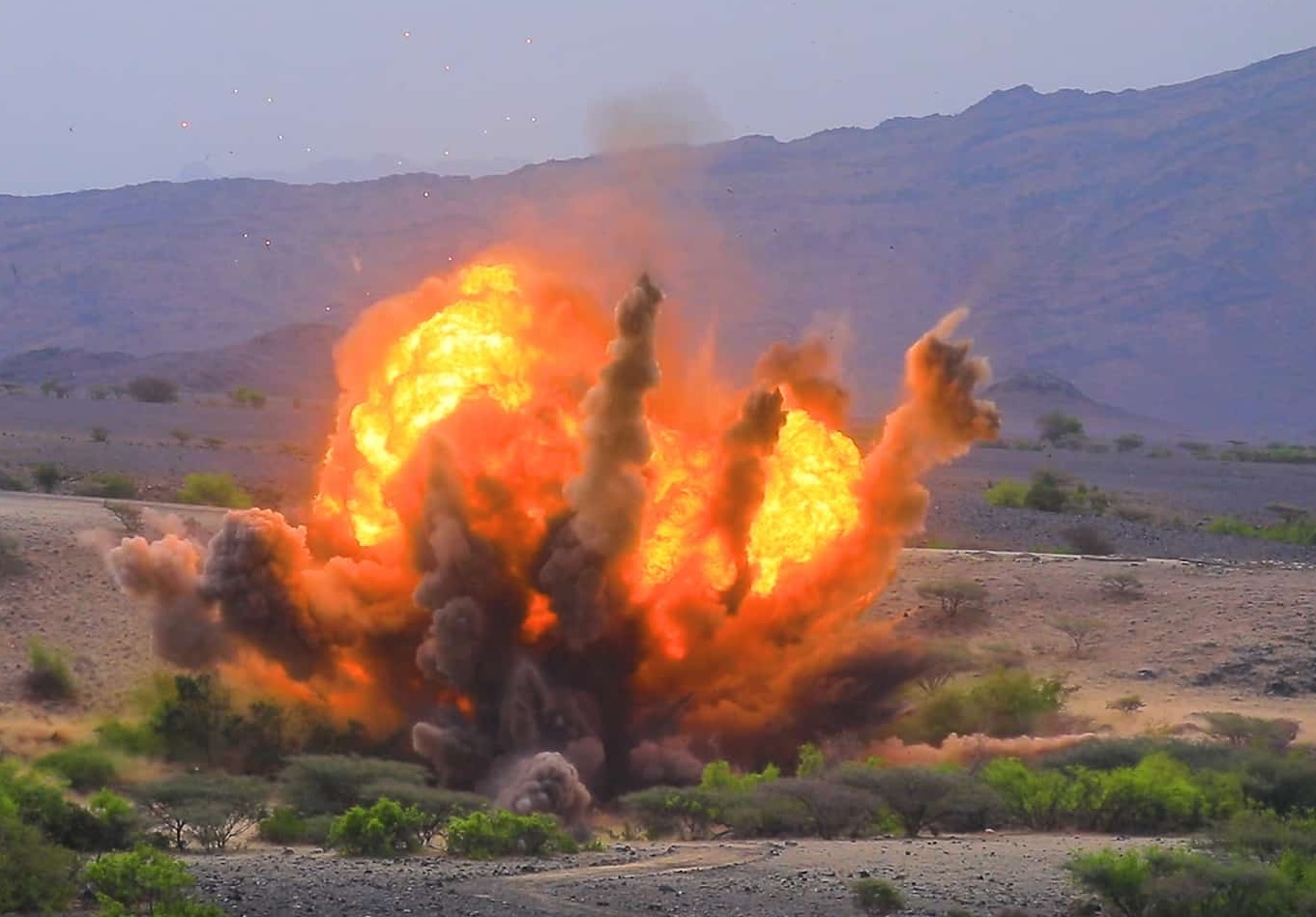 مسام ينفذ عملية إتلاف لـ1720 لغم وقذيفة جنوب اليمن