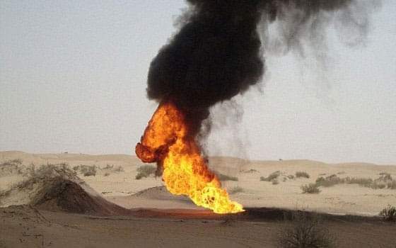 مجهولون يفجرون انبوب نفط في شبوة