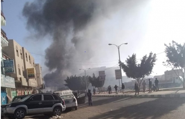 اندلاع حريق هائل بمدينة رداع في محافظة البيضاء.. مصادر تكشف ما حدث!