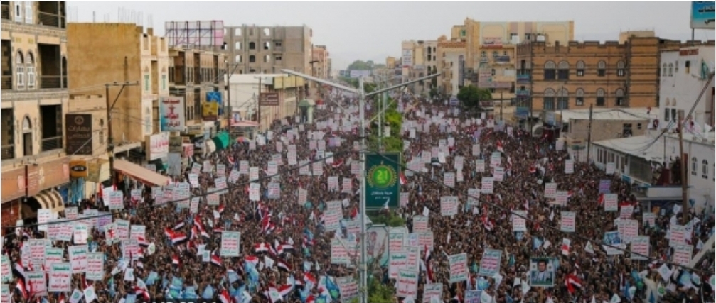 يوم النكبة...الحوثيون يحتشدون في صنعاء احتفالا بذكرى غزو المدينة قبل سبع سنوات