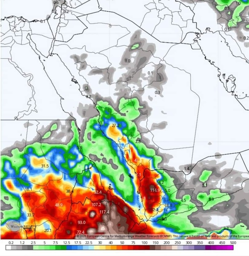 خبراء أرصاد يتوقعون أمطارا غزيرة على غرب اليمن ويدعون المواطنين إلى الحذر والاستعداد