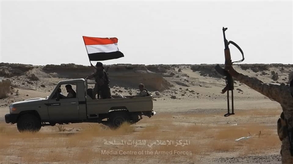 قوات الجيش تنفذ عملية نوعية خاطفة ضد الحوثيين شرق مدينة الحزم بالجوف وتطيح بأكبر ترسانة له.. صور