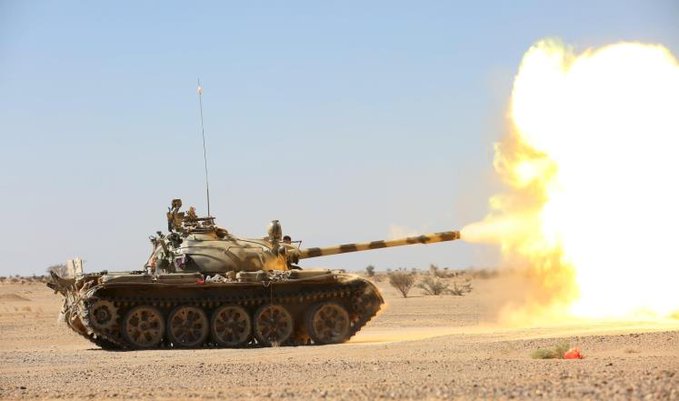 قوات عسكرية كبيرة قادمة من شبوة تصل مارب وتلتحم بجبهات القتال