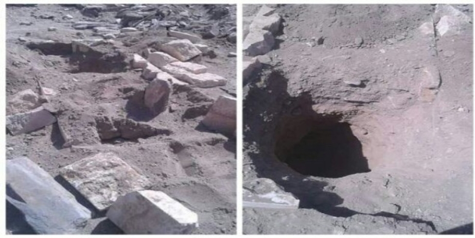 صور # واحدة من أبشع جرائم العصر.. الحوثيون يلجأون لنبش القبور جنوب مأرب 