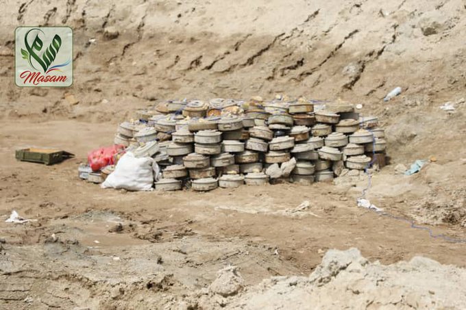 "مسام" ينزع 1433 لغما وذخيرة غير منفجرة خلال أسبوع (فيديو)