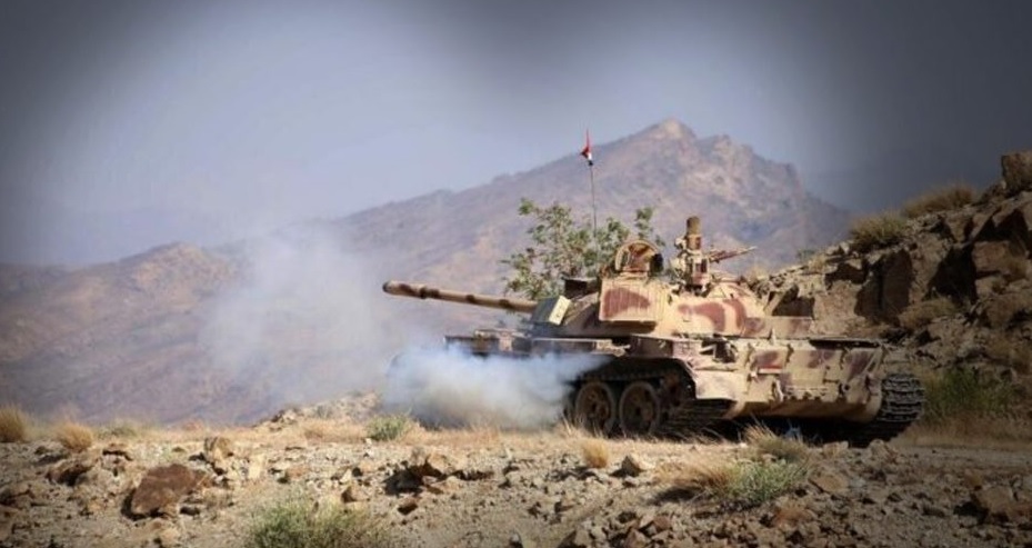 اندلاع معارك عنيفة بين القوات الحكومية والحوثيين غرب  تعز
