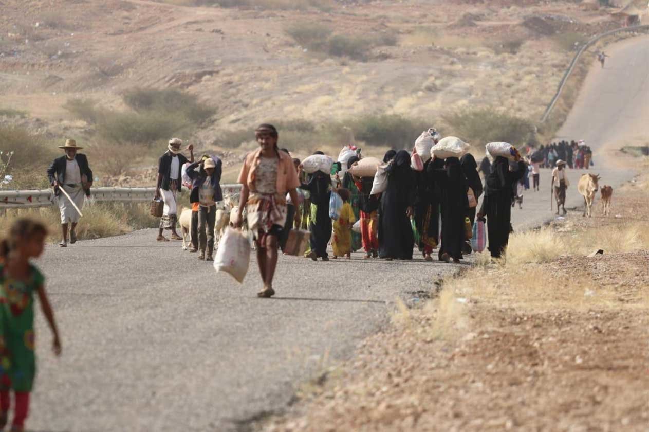 مفوضية اللاجئين تدعو إلى تأمين ممر آمن للنازحين في مأرب