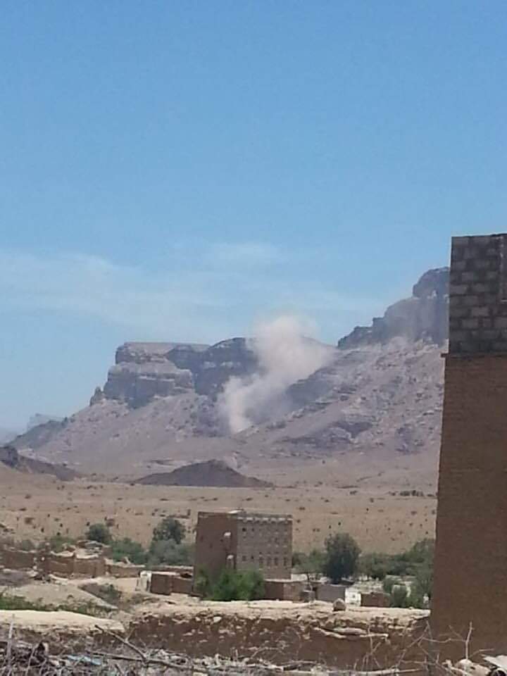 مقاتلات التحالف تستهدف "هدفاً مشبوهاً" جنوب شرق شبوة (صور)