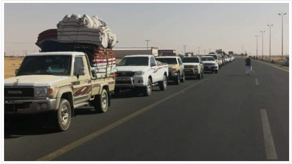 بناء على طلب من وزارة الدفاع اليمنية.... عشرات العائلات اليمنية عالقة في الوديعة مناشدين المسؤوليين 