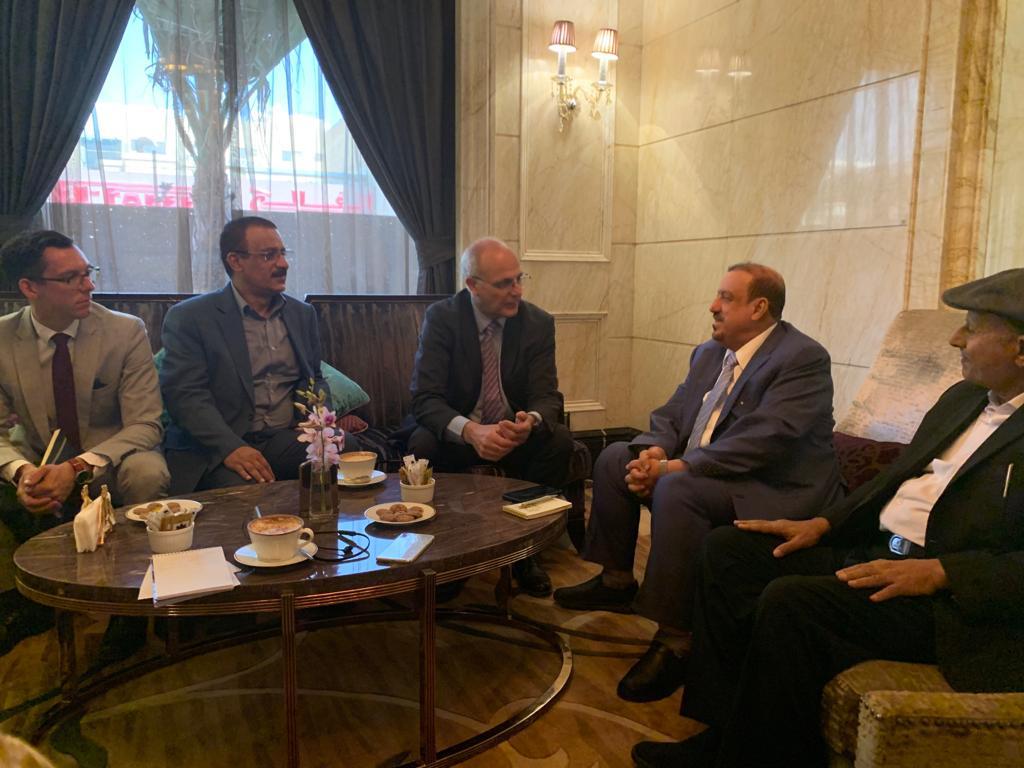 البركاني يناقش مستجدات "اتفاق الرياض" مع السفير البريطاني والأخير يعتبره خطوة هامة