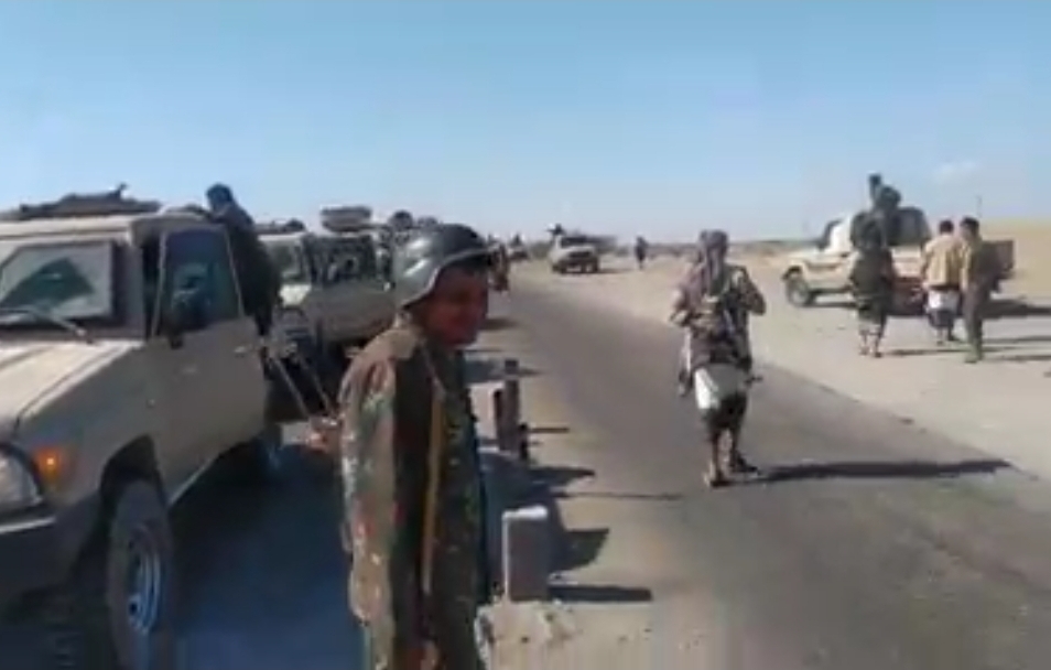 بتوجيهات من القائد الأعلى للقوات المسلحة هذا مايحدث الآن في شبوه بعد وصول دعم قوات العمالقة 