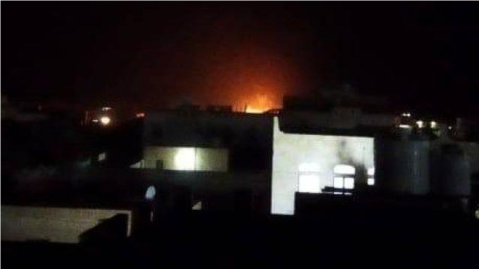 شاهد التوثيقات الأولية لمطار عتق وهو يحترق بعد الاعتداء عليه من قبل المليشيا الحوثيه 