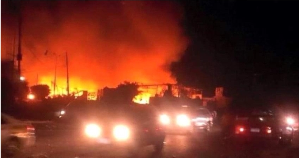 "الصور مفبركة من اليمن"حقيقة اندلاع حريق في القاهرة