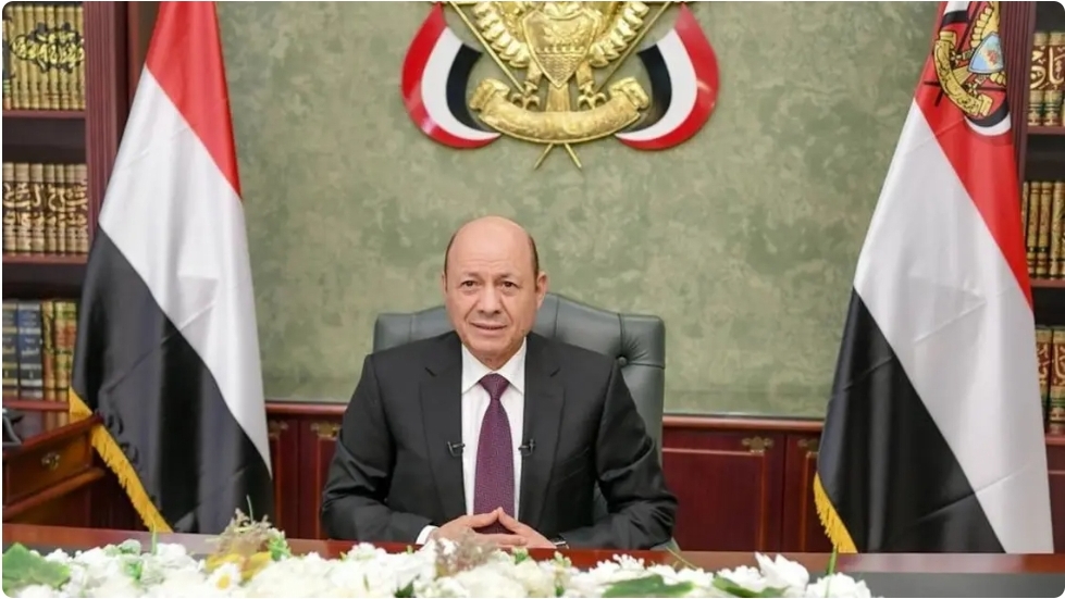 الرئيس رشاد العليمي يوجه برسالة لرئيس السابق عبدربه منصور هادي 