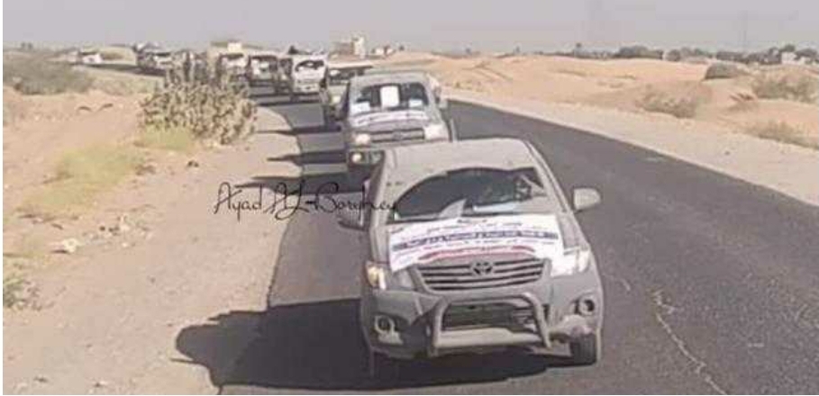 قافلة كبيرة لدعم أبطال الجيش الوطني في مأرب