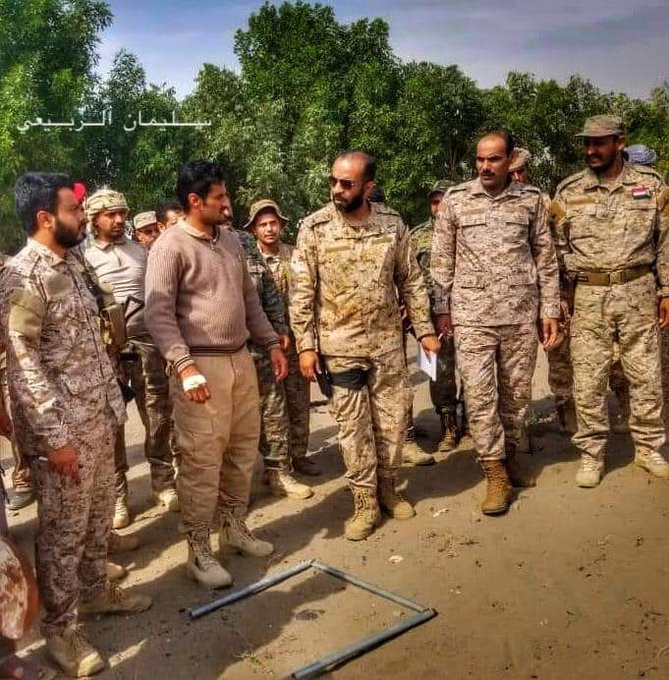 وفد عسكري تابع للتحالف العربي يزور لحج لتنسيق جهود تنفيذ ملحق "اتفاق الرياض" العسكري